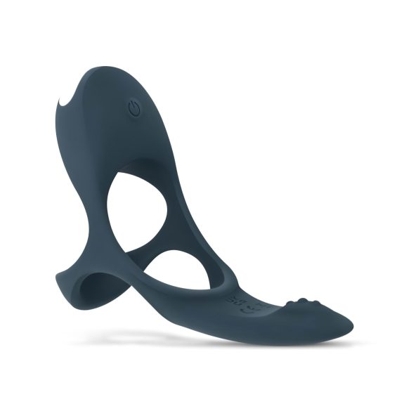 Boners - pierścień na penisa i jądra z stymulatorem łechtaczki