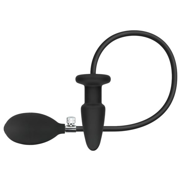 EasyToys - pompowany korek analny (czarny)