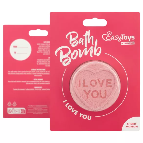 Easytoys - kula do kąpieli - zapach I Love You