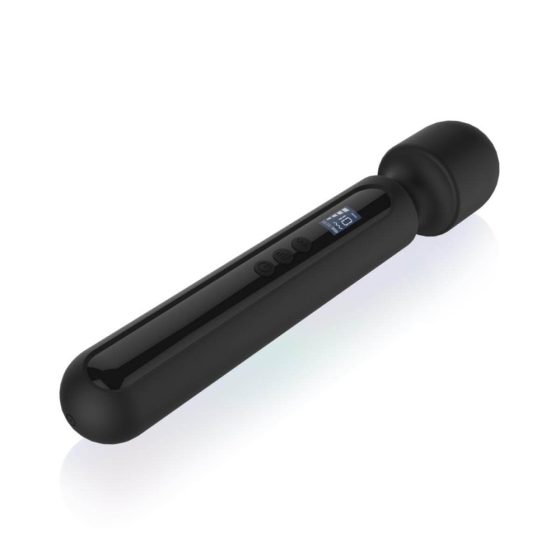 BLAQ - Akumulatorowy, wodoodporny wibrator z cyfrowym masażerem (czarny)