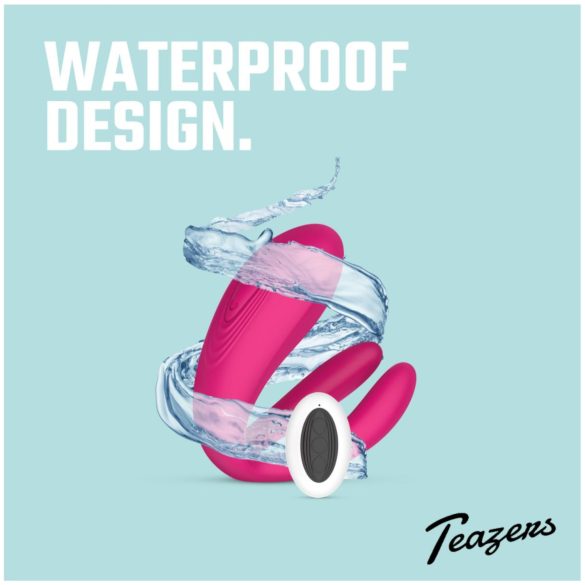 Teazers - wibrator dla par z 3 silnikami - silikon - różowy