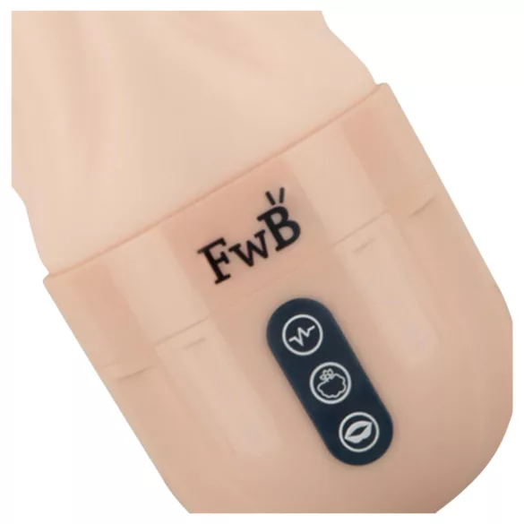 FWB - masturbator wagina realistyczna z wibracjami i ssaniem - kolor naturalny