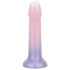EasyToys Mermaid - dildo z brokatem - 15 cm - różowy