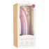 EasyToys Mermaid - brokatowy dildo - 19 cm (różowy)