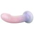 EasyToys Mermaid - brokatowy dildo - 19 cm (różowy)