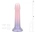EasyToys Mermaid - brokatowy dildo - 19 cm (różowy)