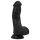 Easytoys - realistyczny długi z jądrami - 12 cm (czarny)