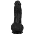 Easytoys - dildo realistyczny z jądrami - 12 cm - czarny