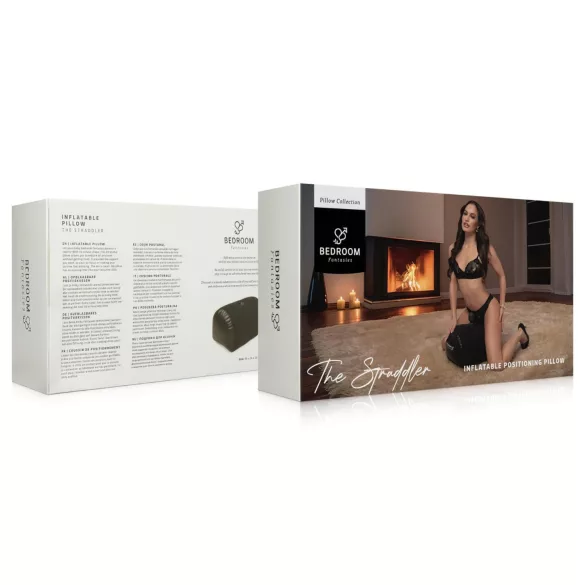 Bedroom Fantasies - poduszka dmuchana erotyczna z uchwytem na wibrator - czarna