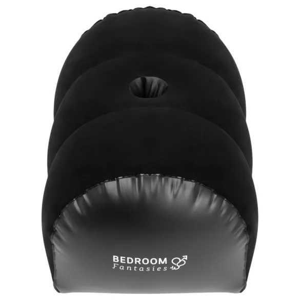 Bedroom Fantasies - poduszka dmuchana erotyczna z uchwytem na wibrator - czarna