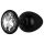 / Easytoys Anal Collection - metalowy korek analny z kamieniem - M (czarny)