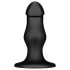 Czarny BUTTR FIM-92 - przyssawkowy anal dildo