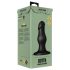 Czarny BUTTR FIM-92 - przyssawkowy anal dildo