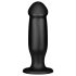 BUTTR AH-1 - czarny analny dildo z przyssawką