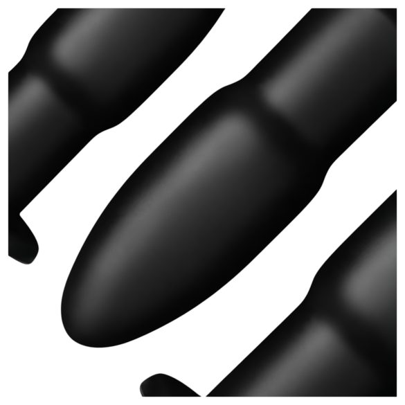 BUTTR - zestaw do treningu analnego - silikon - czarny