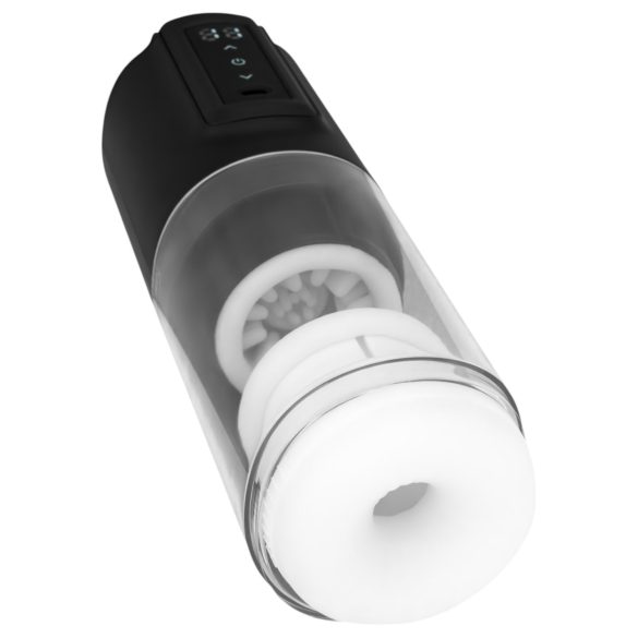 CRUIZR CX10 - obrotowy, góra-dół masturbator (czarny)