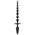 EasyToys - 2w1 korek analny (czarny)