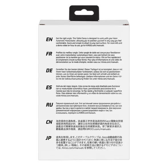 Kiiroo Keon - uchwyt do masturbatora - czarny