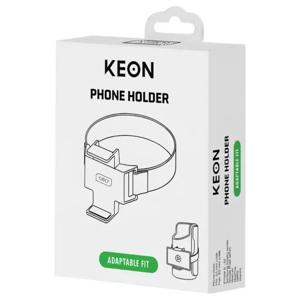 Kiiroo Keon - masturbator męski z uchwytem na telefon - czarny