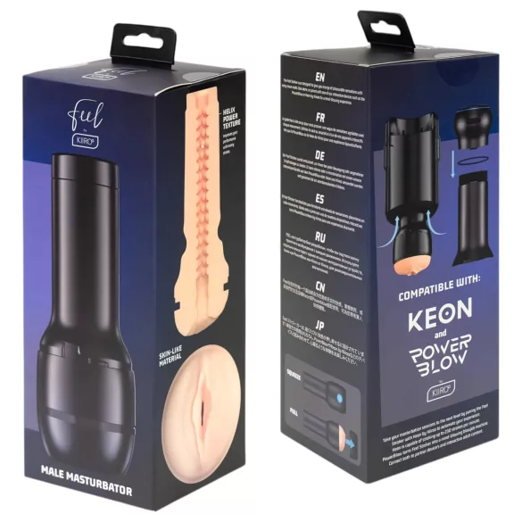 Kiiroo Feel - masturbator wagina - kompatybilny z PowerBlow - kolor naturalny