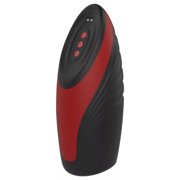 Dreamtoys Essentials - masturbator ssąco-wibracyjny (czarny)