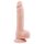 Mr. Dixx 7.6 - Przyssawkowy dildo z jądrami - Naturalny (19,5 cm)