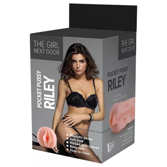 The Girl Next Door Riley - masturbator realistyczny - wagina - silikon