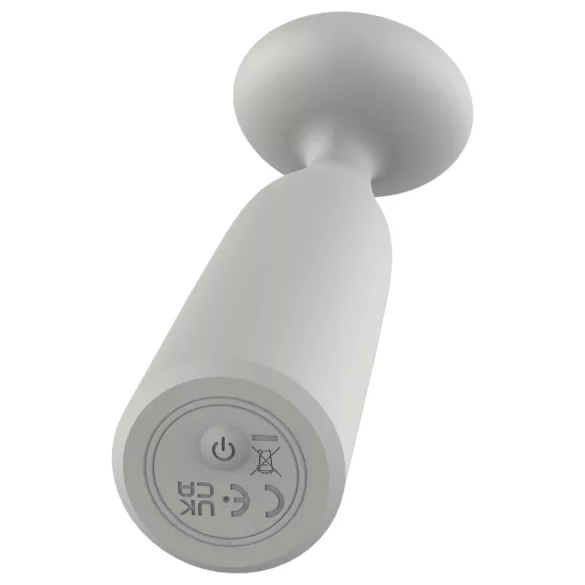 Nude Luna - mini masażer wibracyjny akumulatorowy - szary