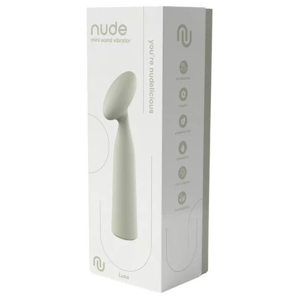 Nude Luna - mini masażer wibracyjny akumulatorowy - szary