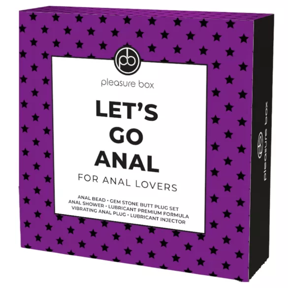 Pleasure Box Let's Go Anal - zestaw do seksu analnego - 7 elementów