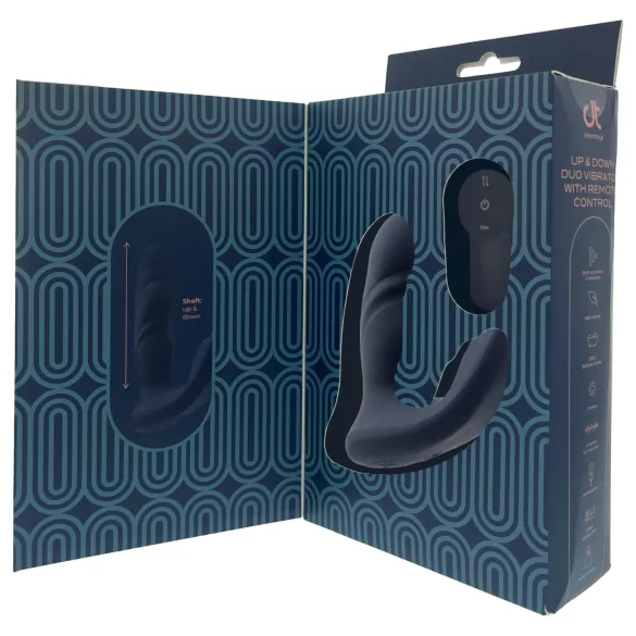 Dreamtoys Pulz - wbijający (pulsujący) wibrator analny z pilotem (niebieski)