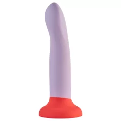   Dreamtoys Love Signal - dwukolorowy silikonowy duży dildo (fioletowy)