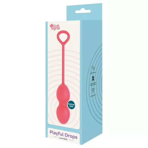 Dreamtoys - kulki gejszy duo - silikon czerwony
