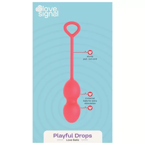 Dreamtoys - kulki gejszy duo - silikon czerwony