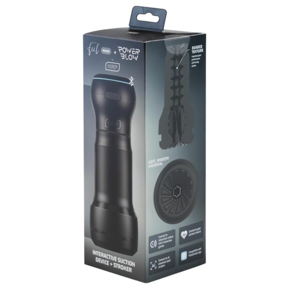 Kiiroo - Masturbator męski typu PowerBlow + Feel Pocket - czarny
