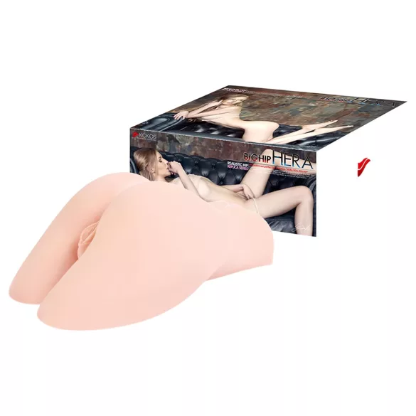 Kokos Hera Big Hip - realistyczny tors masturbator (naturalny)