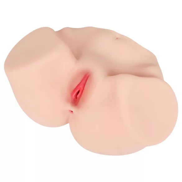 Kokos Maria - realistyczny, sztuczny tors z pochwą i anus (kolor cielisty)