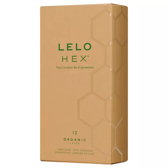 LELO Hex Organic - prezerwatywy - cienkie lateksowe - 12 sztuk