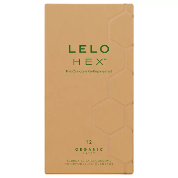 LELO Hex Organic - prezerwatywy - cienkie lateksowe - 12 sztuk