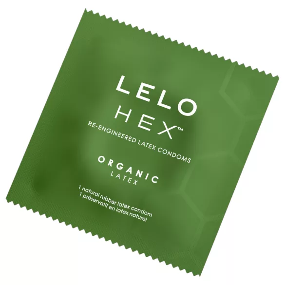 LELO Hex Organic - prezerwatywy wzmacniające - 3 sztuki