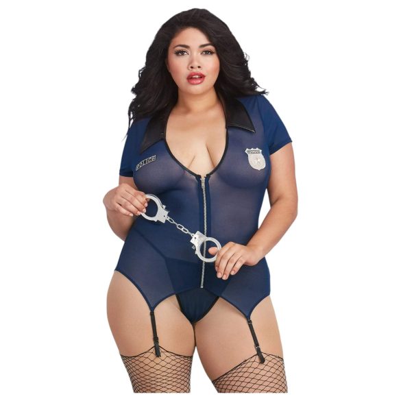 Dreamgirls Plus Size - kostium policjantki (niebieski)