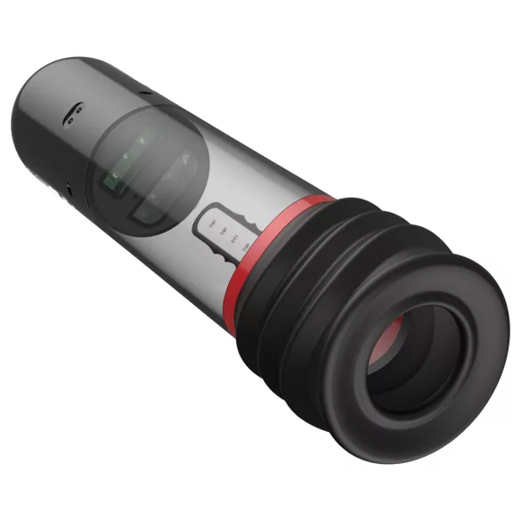 Peak Performa - pompka do penisa automatyczna - przezroczysta - infraledy