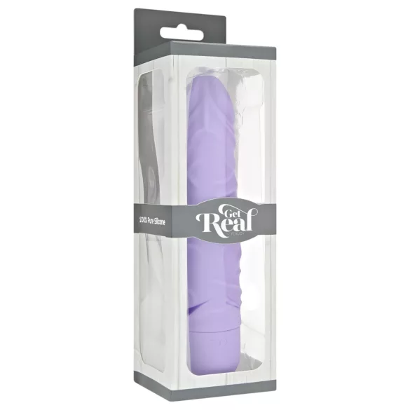 Classic Get Real - wibrator realistyczny - silikonowy - fioletowy