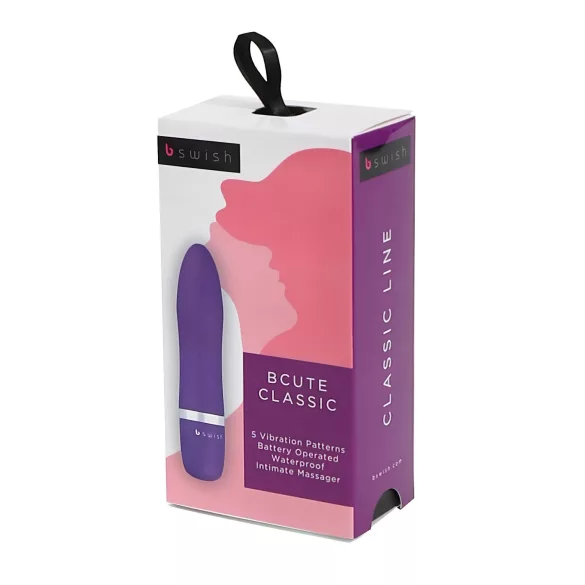 B SWISH Bcute Classic - wibrator w kształcie szminki - wodoodporny - fioletowy