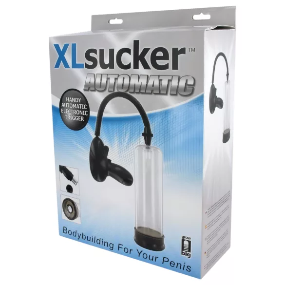 XLSUCKER - pompa do penisa automatyczna - przezroczysta