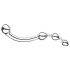 Njoy Fun Wand - metaliczny dildo analny i G-punktu (srebrny)