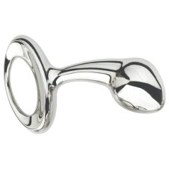 Njoy S - mała metalowa zatyczka analna - srebrna