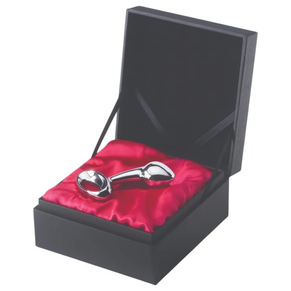 Njoy S - mała metalowa zatyczka analna - srebrna