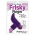 Frisky Finger - wodoodporny fioletowy wibrator na palec
