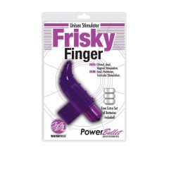 Frisky Finger - wodoodporny wibrator na palec (fioletowy)